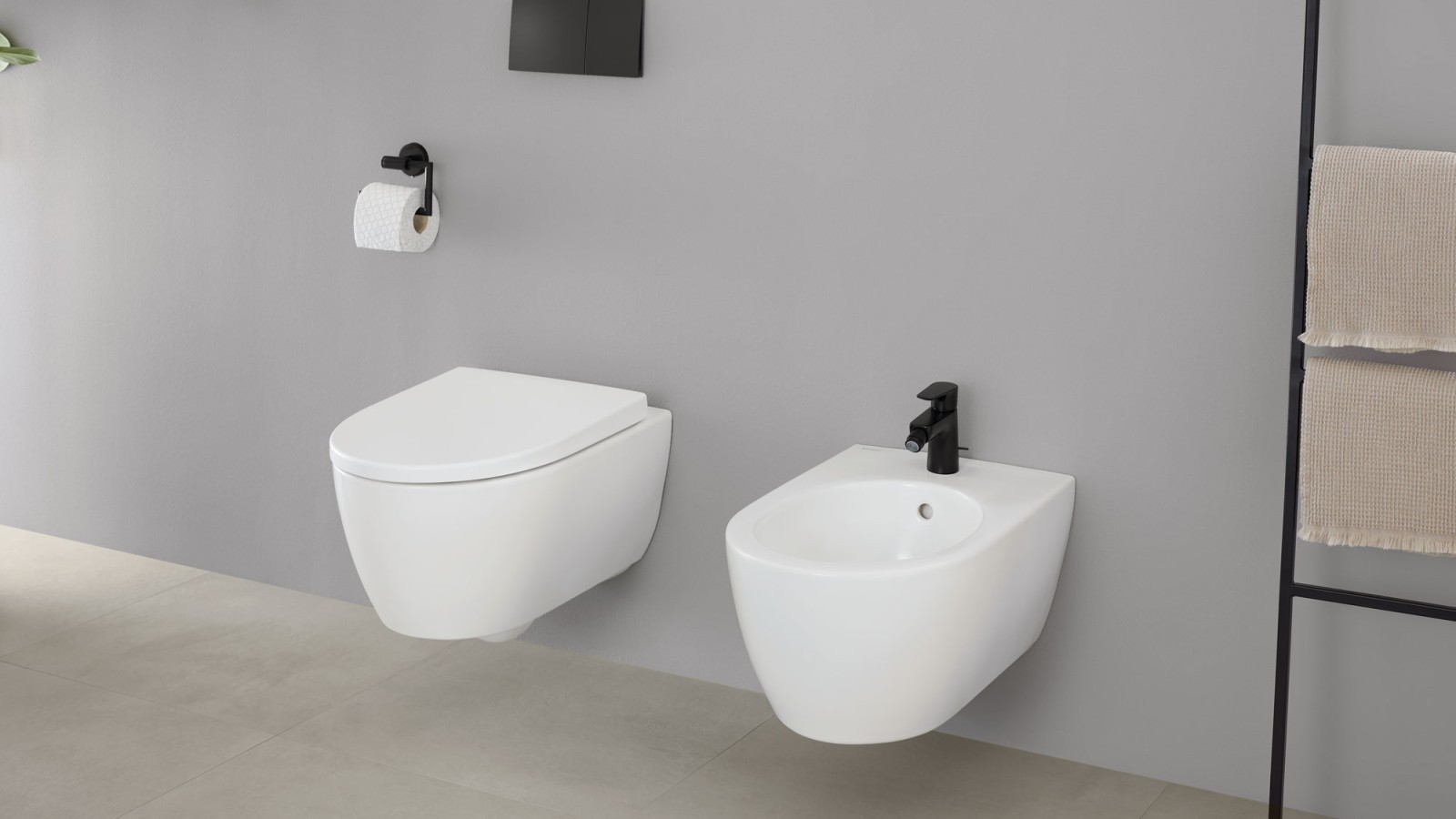 Geberit iCon WC i bidet z przelewem