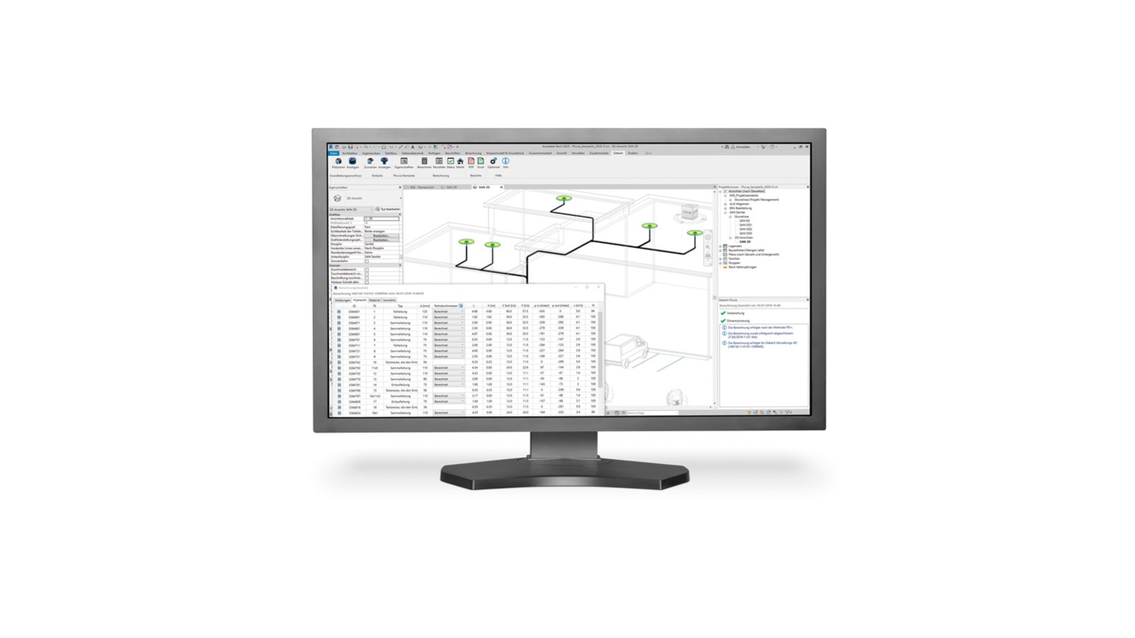 Zrzut ekranu zapytania obliczeniowego Pluvia