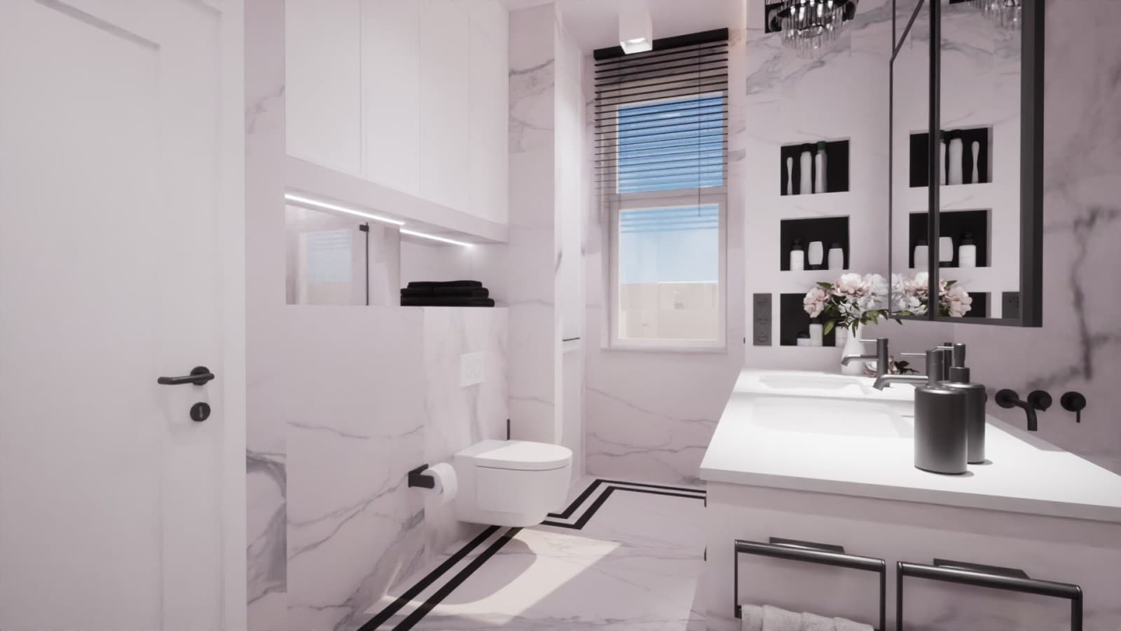 Projekt łazienki z produktami Geberit Projekt łazienki z produktami Geberit