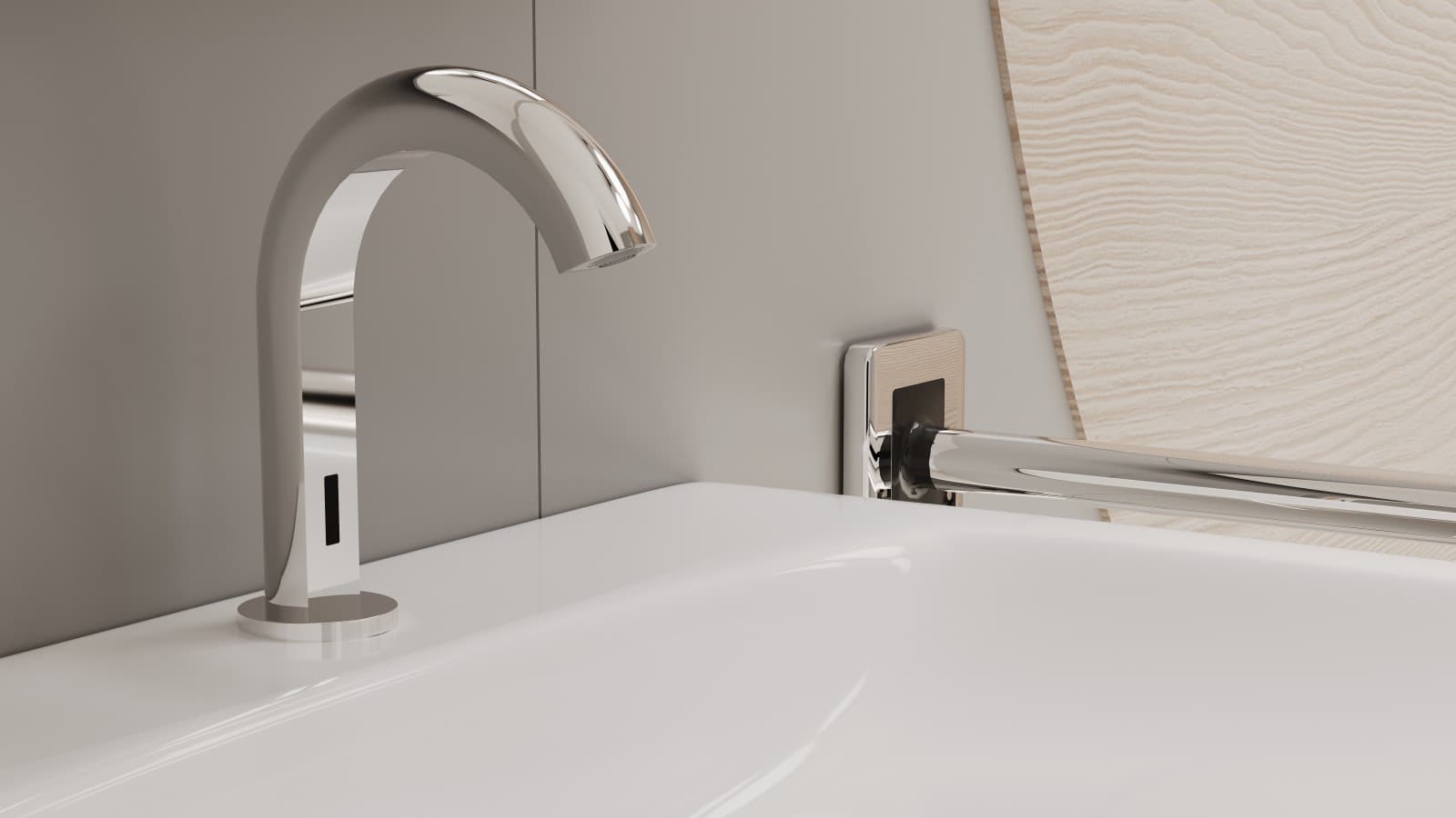 Stojąca bateria bezdotykowa Geberit Piave Stojąca bateria bezdotykowa Geberit Piave