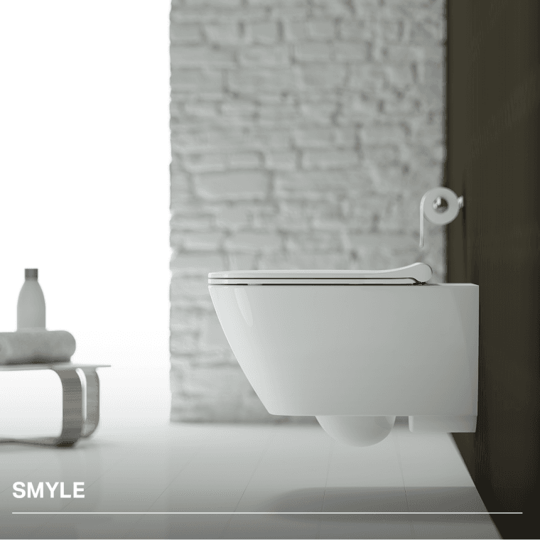 Strefa toalety. Ceramika Geberit - Smyle Strefa toalety. Ceramika Geberit - Smyle