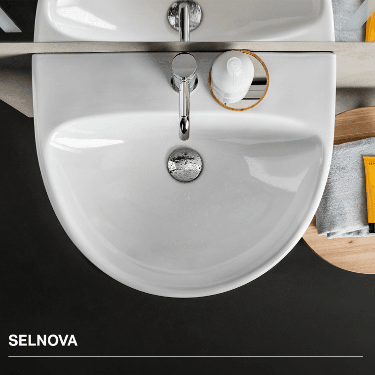 Strefa umywalki. Ceramika Geberit - Selnova Strefa umywalki. Ceramika Geberit - Selnova