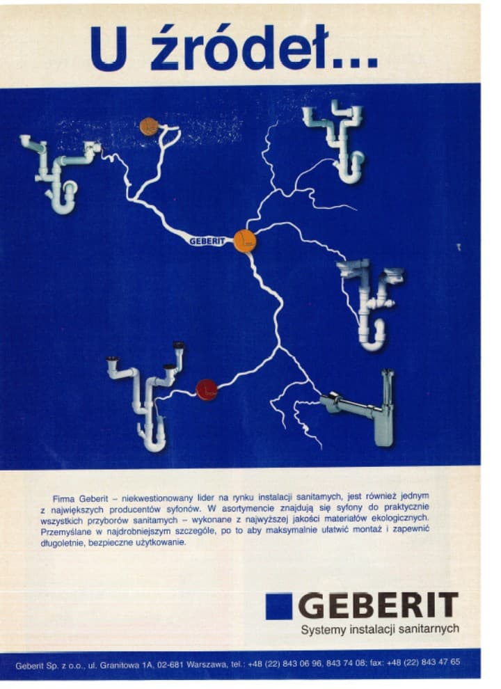 stara reklama Geberit Murator stara reklama Geberit Murator