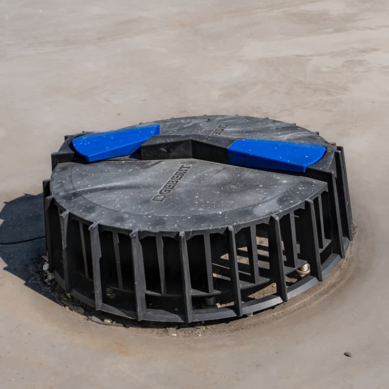 system Pluvia Geberit na dachu biurowca High5ive w Krakowie (© Skanska) system Pluvia Geberit na dachu biurowca High5ive w Krakowie (© Skanska)