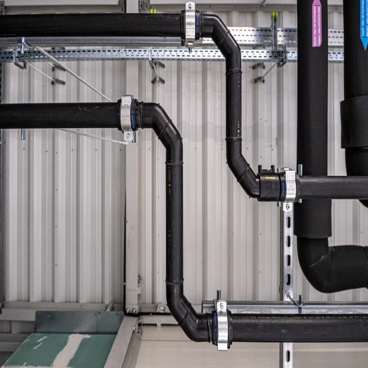 system wodociągowy Geberit w biurowcu system High5ive w Krakowie (© Skanska) system wodociągowy Geberit w biurowcu system High5ive w Krakowie (© Skanska)