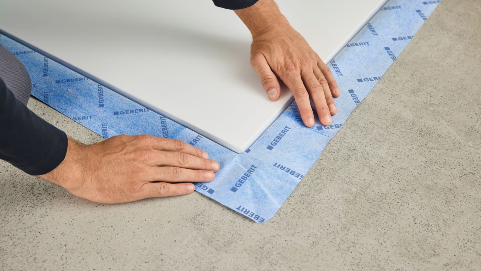 Brodzik Geberit CleanFloor30 z kołnierzem uszczelniającym Brodzik Geberit CleanFloor30 z kołnierzem uszczelniającym