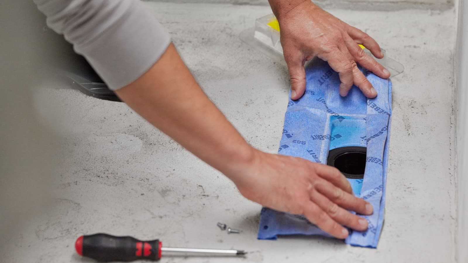 Uszczelnienie odpływu liniowego CleanLine Uszczelnienie odpływu liniowego CleanLine