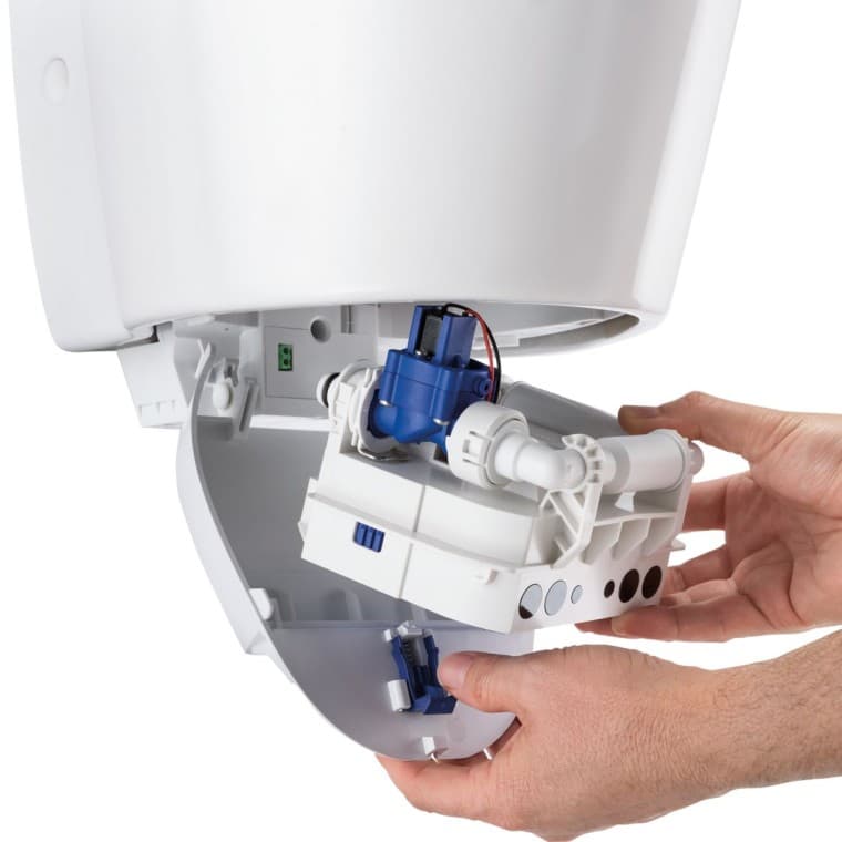 Jednostka sterująca do pisuaru Geberit w stacji dokującej Jednostka sterująca do pisuaru Geberit w stacji dokującej