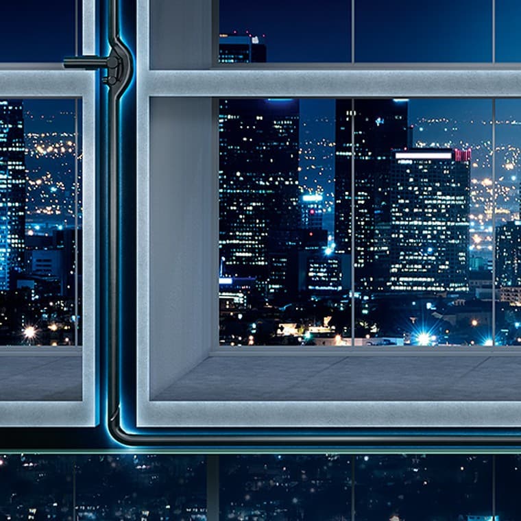 Geberit PE SuperTube – system oszczędzający miejsce Geberit PE SuperTube – system oszczędzający miejsce