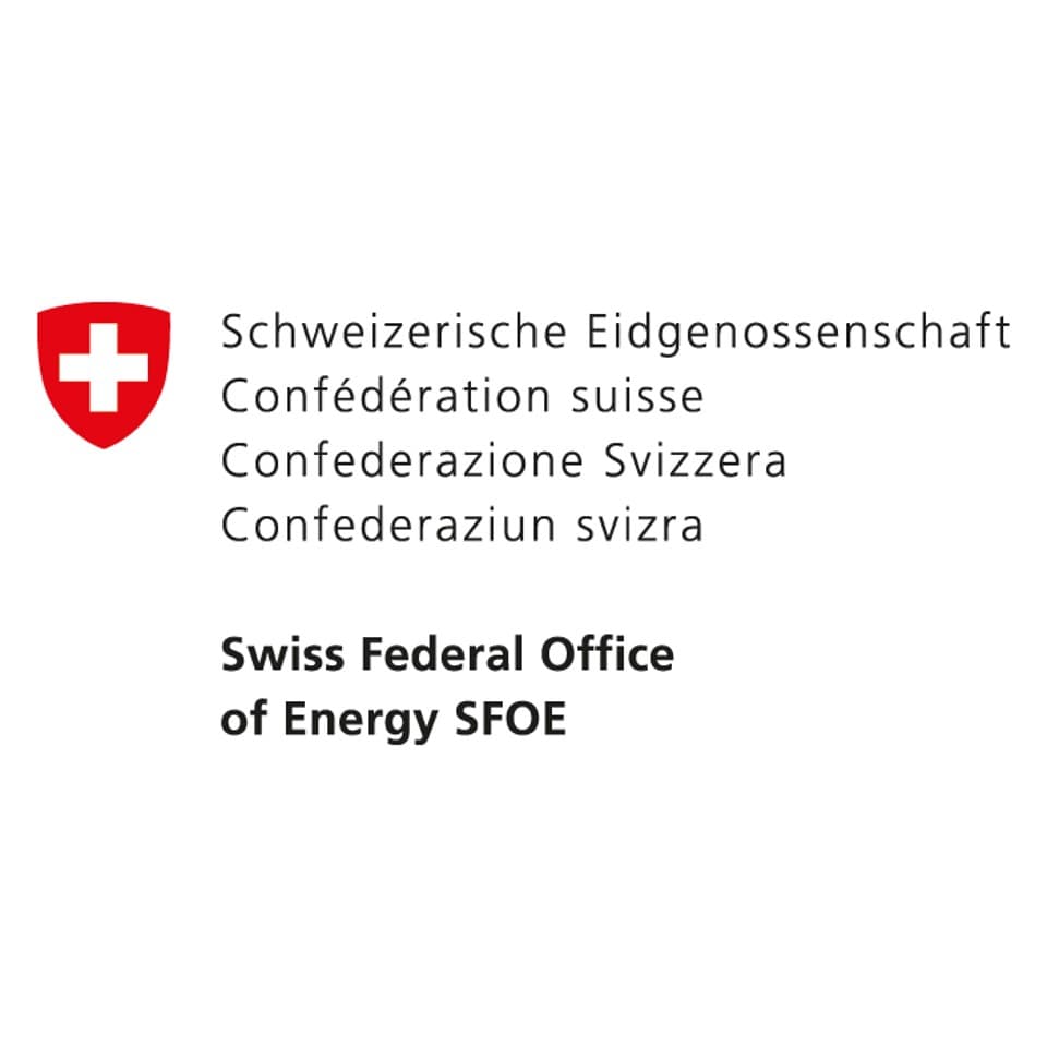Logo Konfederacji Szwajcarskiej / Szwajcarskiego Federalnego Urzędu ds. Energetyki (SFOE) Logo Konfederacji Szwajcarskiej / Szwajcarskiego Federalnego Urzędu ds. Energetyki (SFOE)