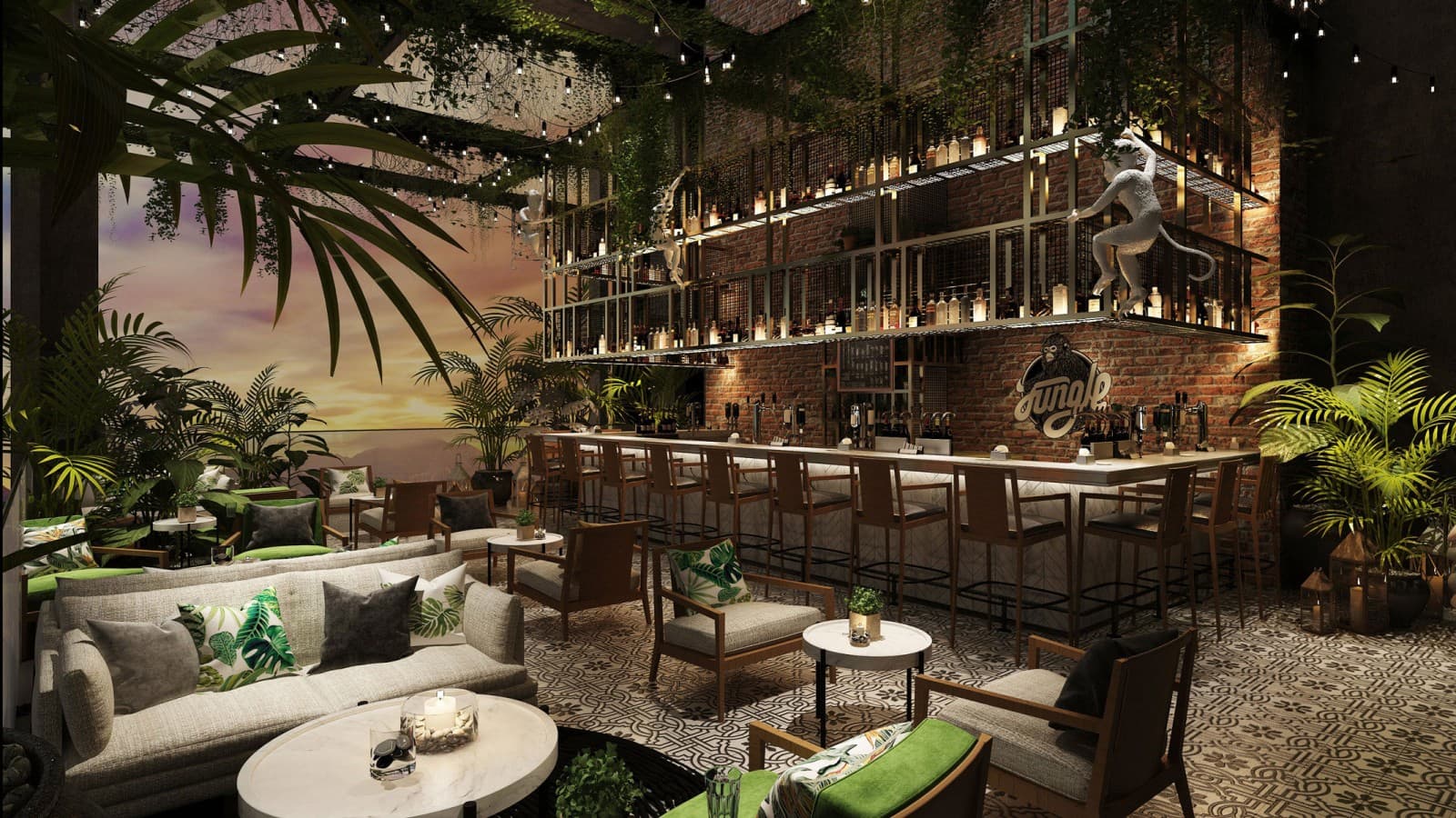 Bar hotelowy w Marriott Hotel Kampala (© MMAC Dubai) Bar hotelowy w Marriott Hotel Kampala (© MMAC Dubai)