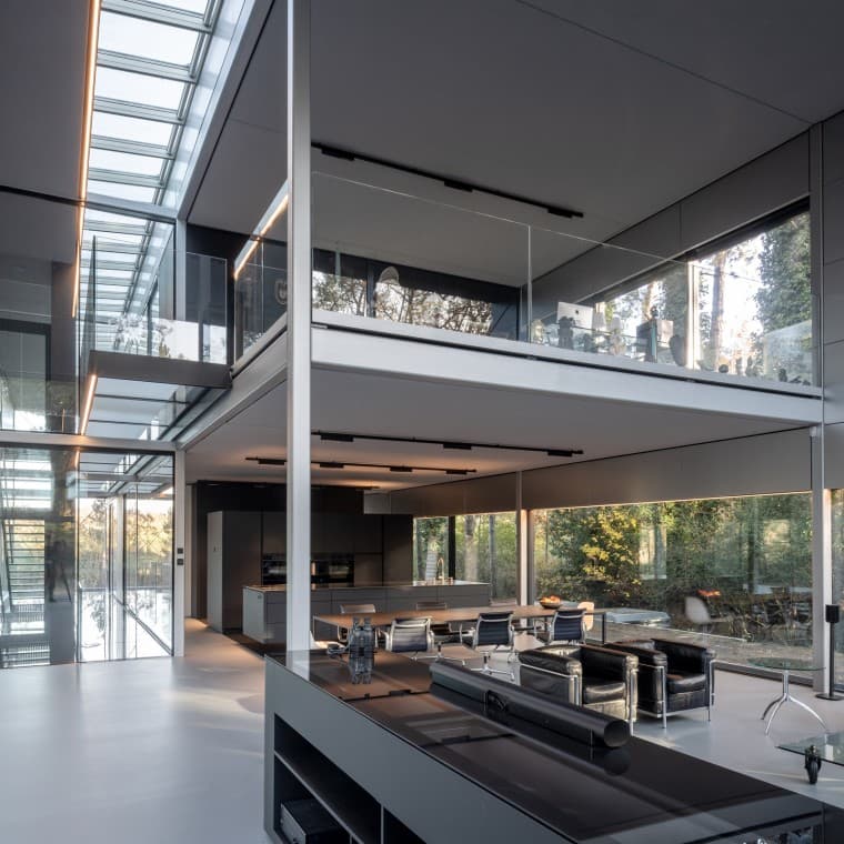 Budynek jest niemal w całości demontowalny i możliwy do ponownego wykorzystania. (© Lucas van der Wee) Budynek jest niemal w całości demontowalny i możliwy do ponownego wykorzystania. (© Lucas van der Wee)