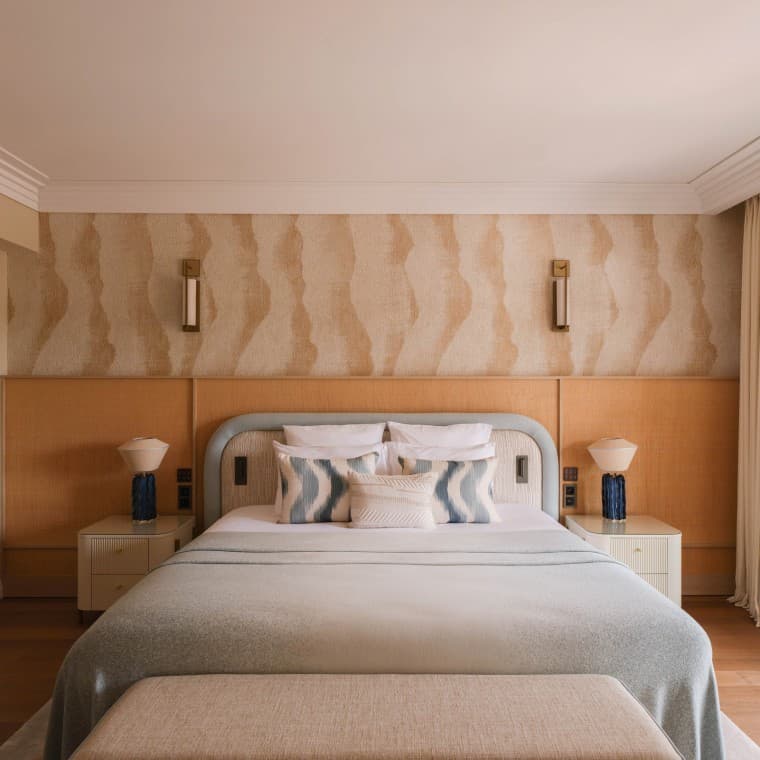 Wnętrze jednego z pokoi hotelu Villa Miraé (© Marion Butet Studio) Wnętrze jednego z pokoi hotelu Villa Miraé (© Marion Butet Studio)