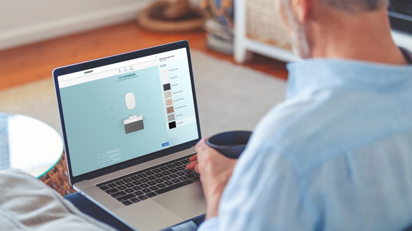 Wybierz lustro, meble łazienkowe oraz szafkę pod umywalkę w Product Finder Geberit Wybierz lustro, meble łazienkowe oraz szafkę pod umywalkę w Product Finder Geberit