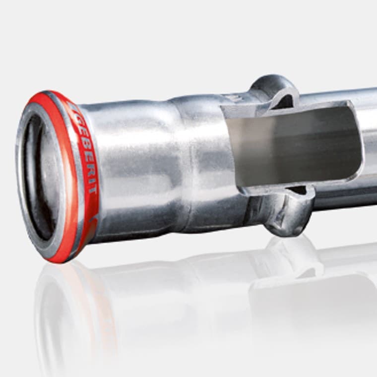 Przekrój kształtki Geberit Mapress Carbon Steel Przekrój kształtki Geberit Mapress Carbon Steel